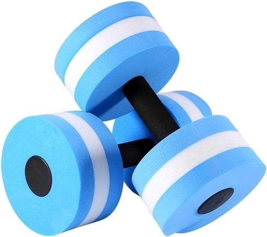 Manubri per idroterapia - Manubri per immersione - Terapia - Allenamento - Adatto per piscina - Blu - Halter EVA acquatico