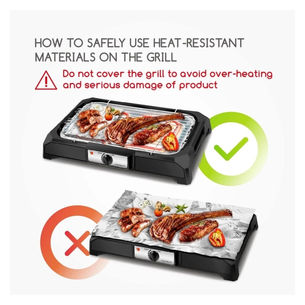 GRIGLIA ELETTRICA BBQ DA TAVOLO SENZA FUMO ANTIADERENTE 2000W AIGOSTAR LAVA
