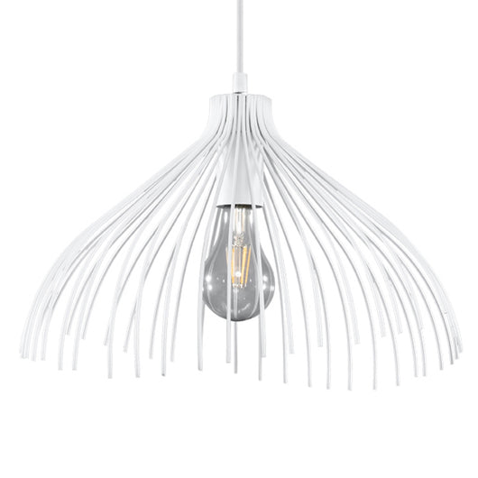 Ezio Pescatori Umb Lampada a cono in acciaio bianco 40x40x125 cm IP20