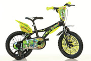 DINOSAUR 16", bicicletta per bambini, adatta a bambini tra i 5 e i 7 anni, per altezza tra 105 e 135 cm, con campanello