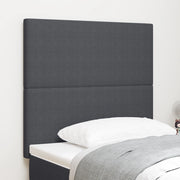 Testiera  Design Semplice Grigio Scuro 100 cm Tessuto Corduroy
