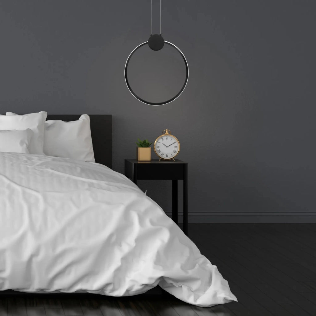 Lampada Da Soffitto Led App1395-cp Black 40cm