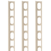 Profili in alluminio verniciato colore caraibi 137 a l per finitura parete proangle *** pezzi 3 pz, confezione 1