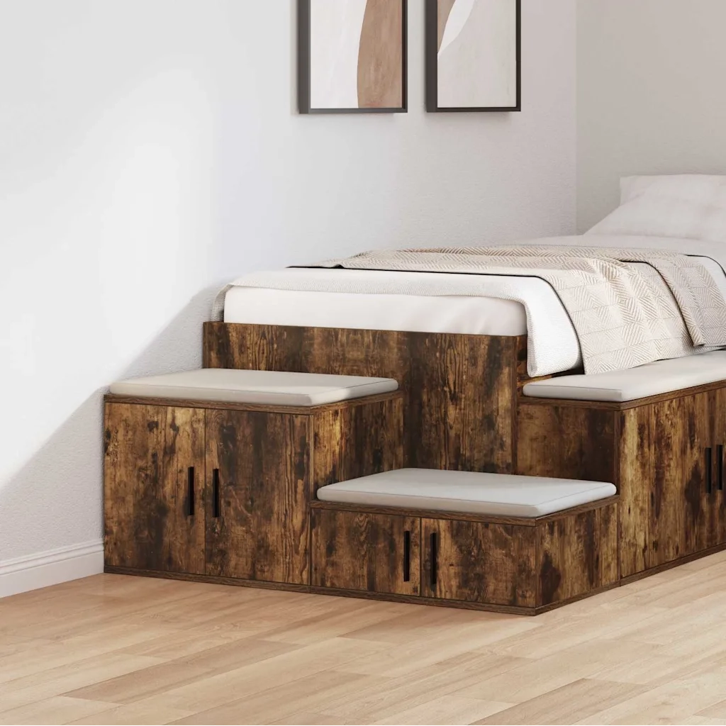 Armadio 2 pz Rovere fum¨¦ 103 x 41 x 40 cm Legno multistrato CFW7322395