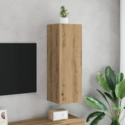 Mobile TV Rovere Artigianale 30,5x30x90 cm in Legno Multistrato