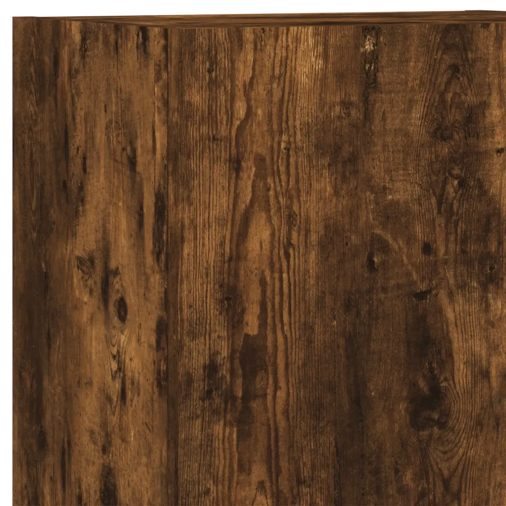 Mobili TV a Muro 5pz | Armadietto TV | Mobile Porta TV Rovere Fumo in Legno Multistrato