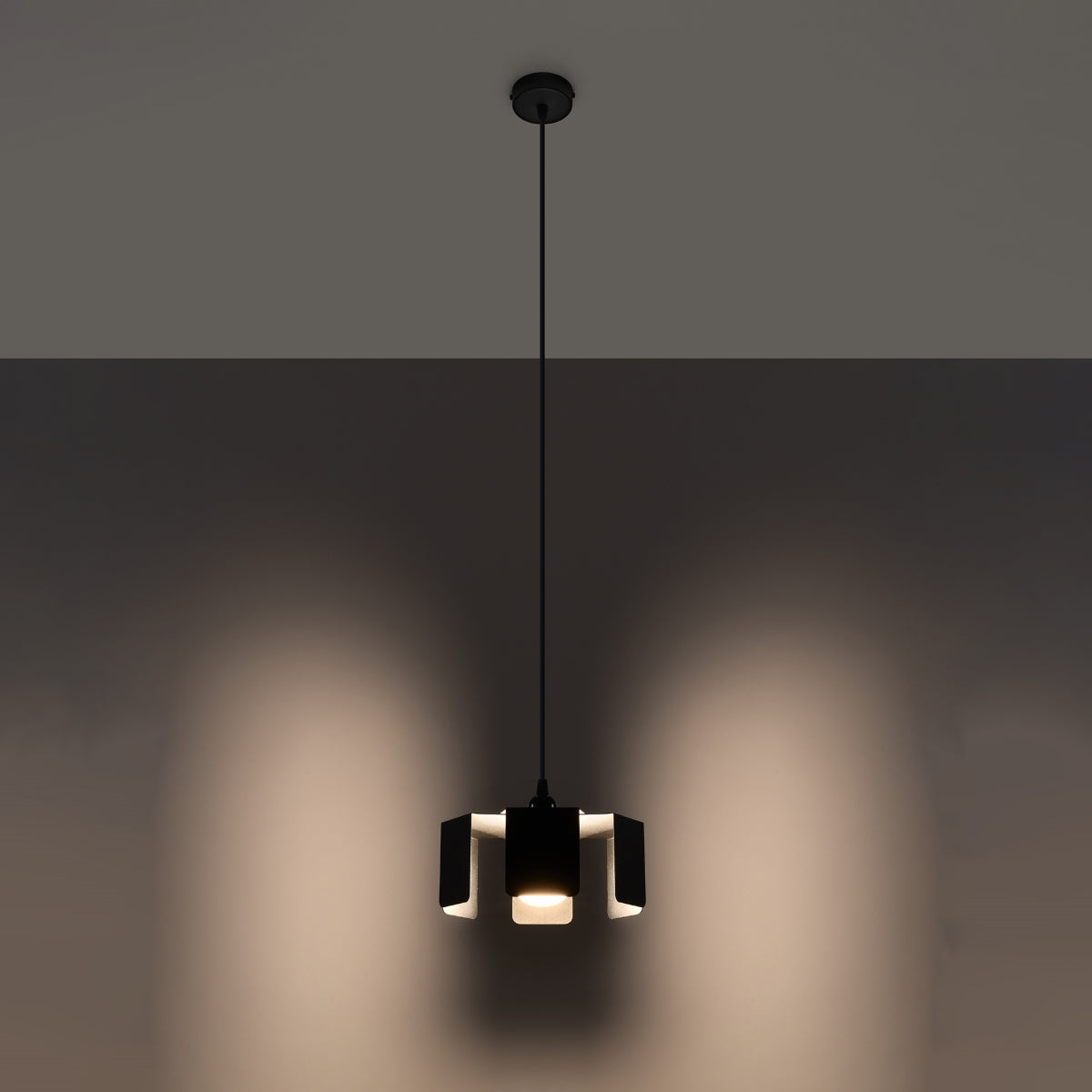Lampada a sospensione TULIP nero