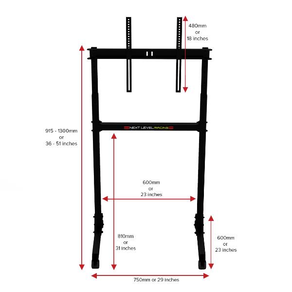 Supporto cockpit monitor singolo - NLR-A011