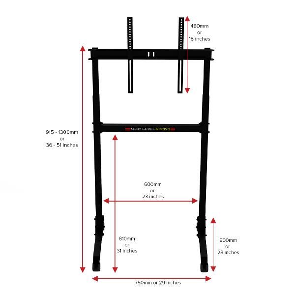 Supporto cockpit monitor singolo - NLR-A011