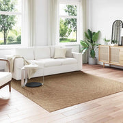 Tappeti per area Moiré AGIRA Naturale 240 x 240 cm Poliestere
