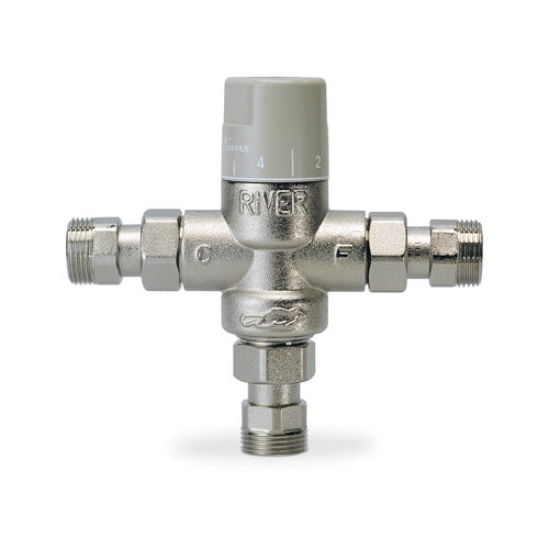 MISCELATORE TERMOSTATICO ANTISCOTTATURA MINIECO- 3/4- RIVER- pezzi 1