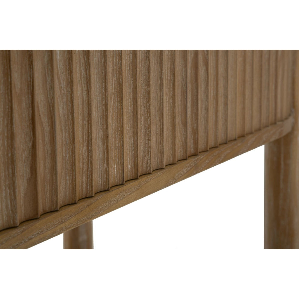 Tavolo Consolle VKH758, Marrone, Legno, 110x40x80 cm