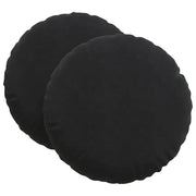 Cuscini per Seduta 2 pz | Cuscini per sedie Nero ?60 x 21 cm Velluto