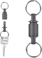 Chiave inglese di rilascio rapido in titanio con anello a gomito - Chiave inglese da pesi pesanti per auto e casa - Regalo per uomini e donne