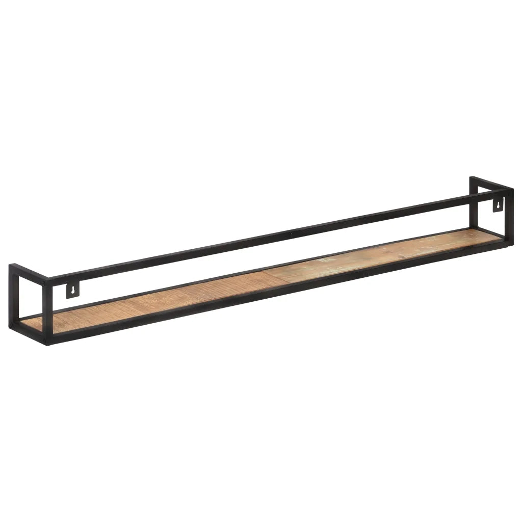 Mensole a Muro 2 pz 160 cm in Legno Massello di Recupero 320677