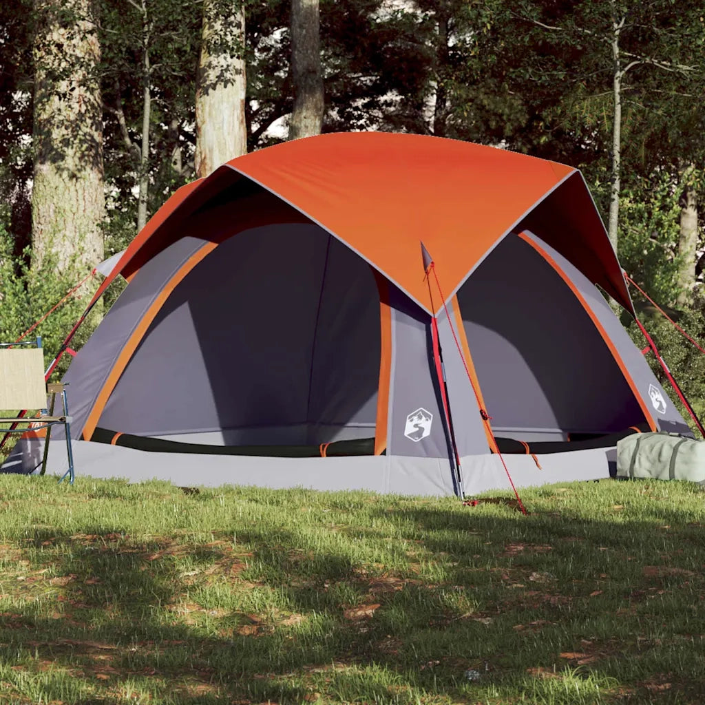 Tenda da Campeggio a Cabina 4 Persone-Tenda per Escursionismo Impermeabile 245967