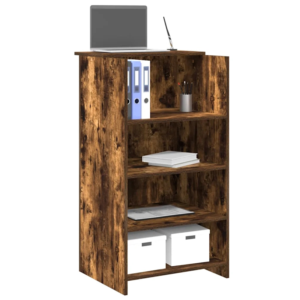 Banco Reception Rovere Fumo 55x50x103,5 cm in Legno Multistrato 859019