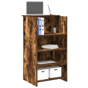 Banco Reception Rovere Fumo 55x50x103,5 cm in Legno Multistrato 859019