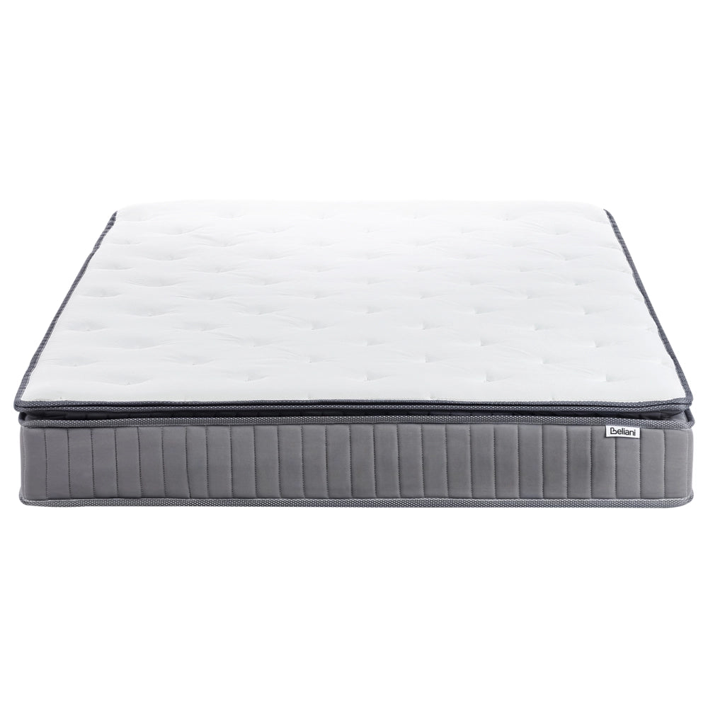 Materasso a molle insacchettate EU misura matrimoniale 160 x 200 cm con imbottitura in memory foam rinfrescante rivestimento rimovibile 3 piedi rigidità media design moderno trapuntato