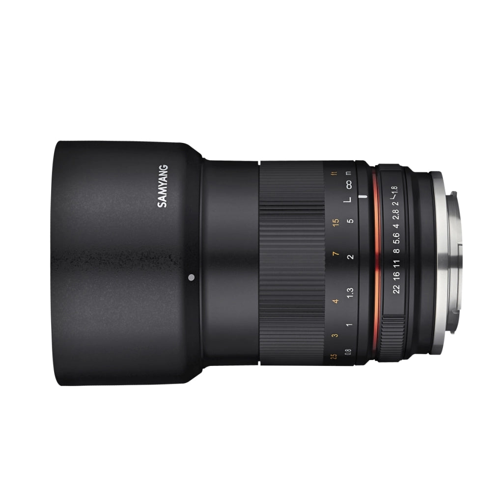 MF 85mm F1.8 ED UMC CS Sony E - obiettivo manuale con lunghezza focale fissa di 85mm per fotocamere mirrorless APS-C con innesto Sony E, filettatura del filtro da 62mm