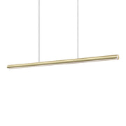 Lampada A Sospensione Dorica 1 Luce Led Integrato Ottone