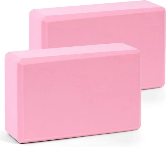 Set di Blocchi Yoga da 2 - Blocchi Yoga Fitness Antiscivolo Leggeri - Blocchi Yoga EVA di Alta Densità - Esercizi Yoga Pilates a Casa