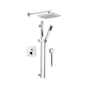 Set doccia completo con braccio 30 cm - serie skyline