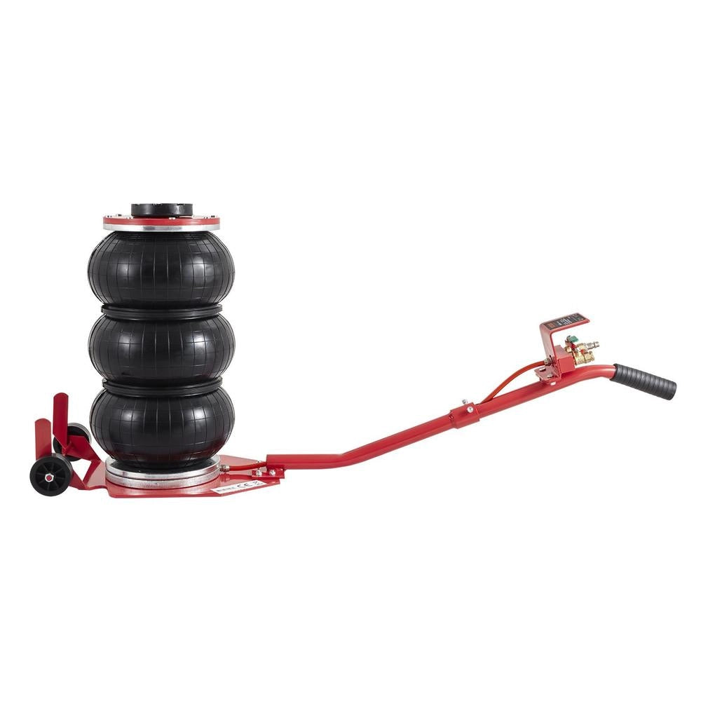 Martinetto Pneumatico 3 Tonnellate 140-450mm 0.8-1.0 MPa 3 Cuscini Aria per Auto SUV Officina Garage
