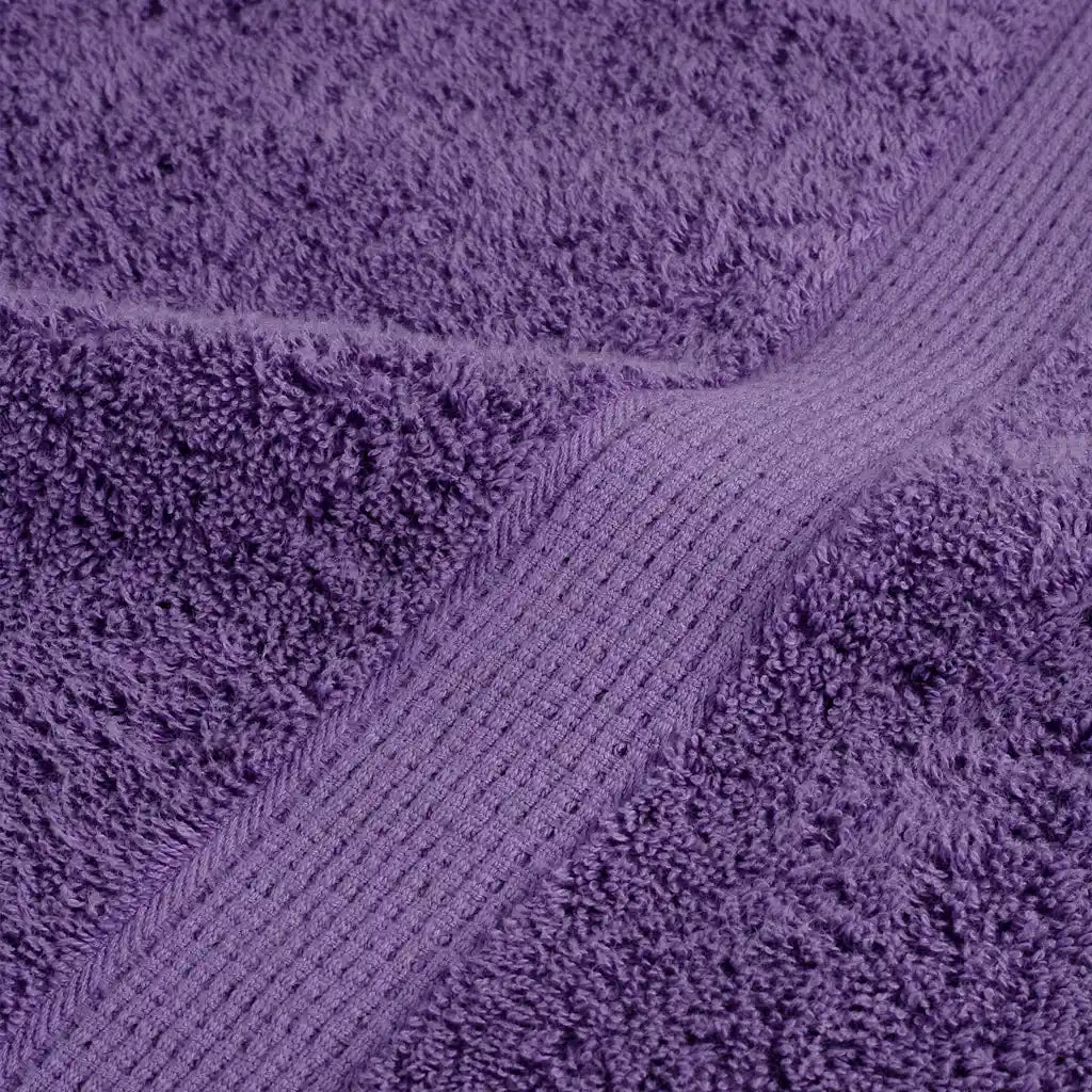 Asciugamani Premium SOLUND 4 pz Viola 100x200 cm 600 g/mÂ²