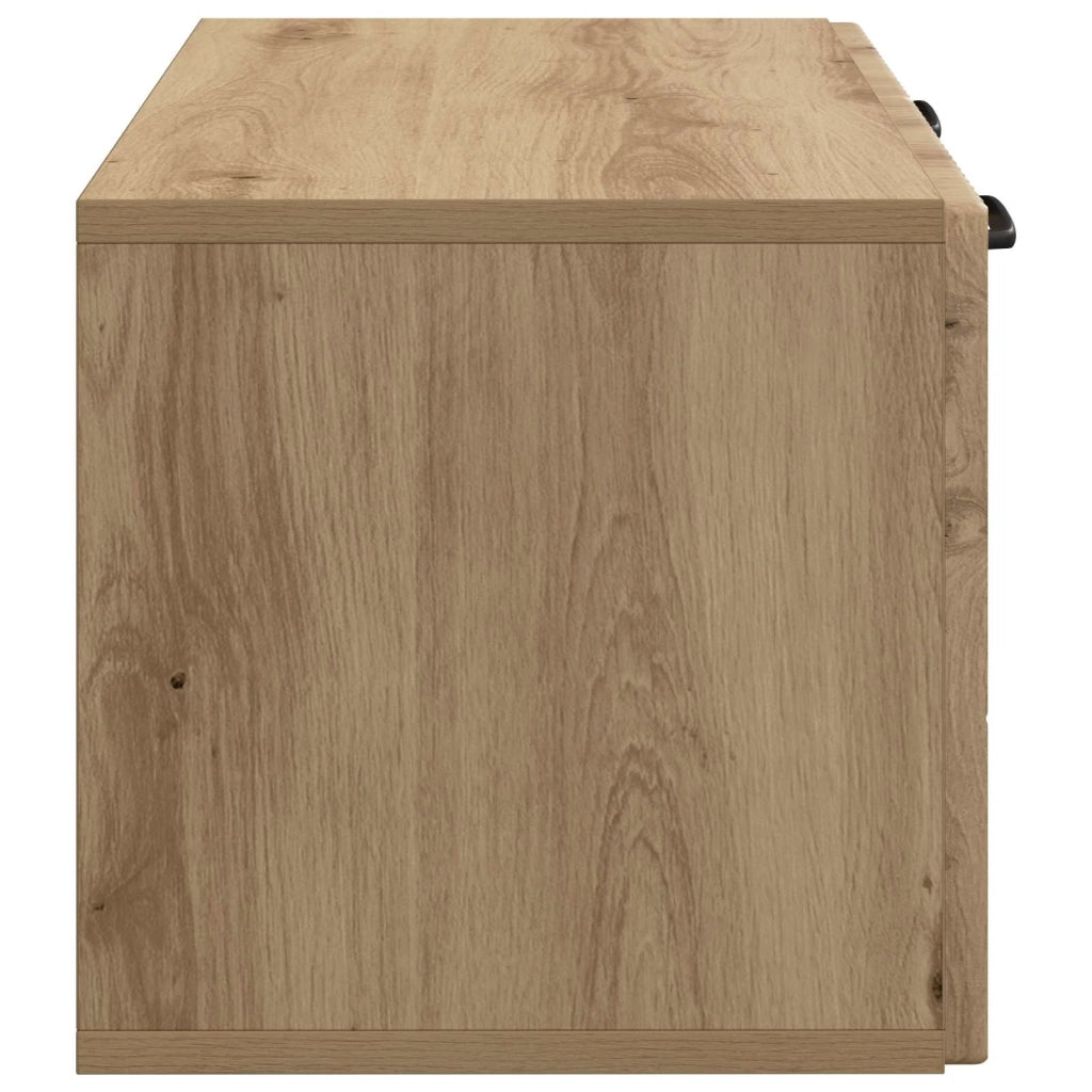 Mobile Porta TV da Muro Rovere Artigianale 59,5 x 31 x 30 cm
