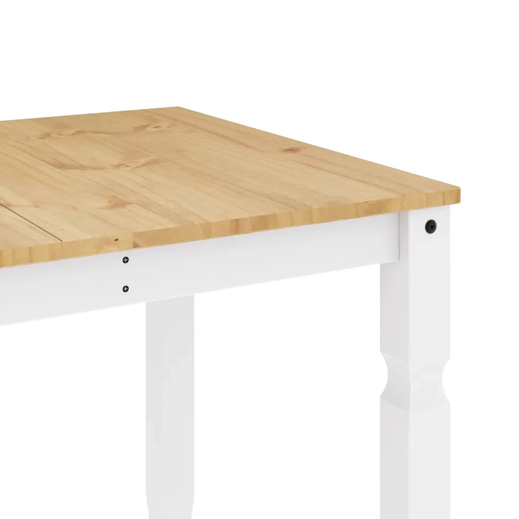 Tavolo da Pranzo Corona 160x80x75 cm in Legno Massello di Pino 4005719