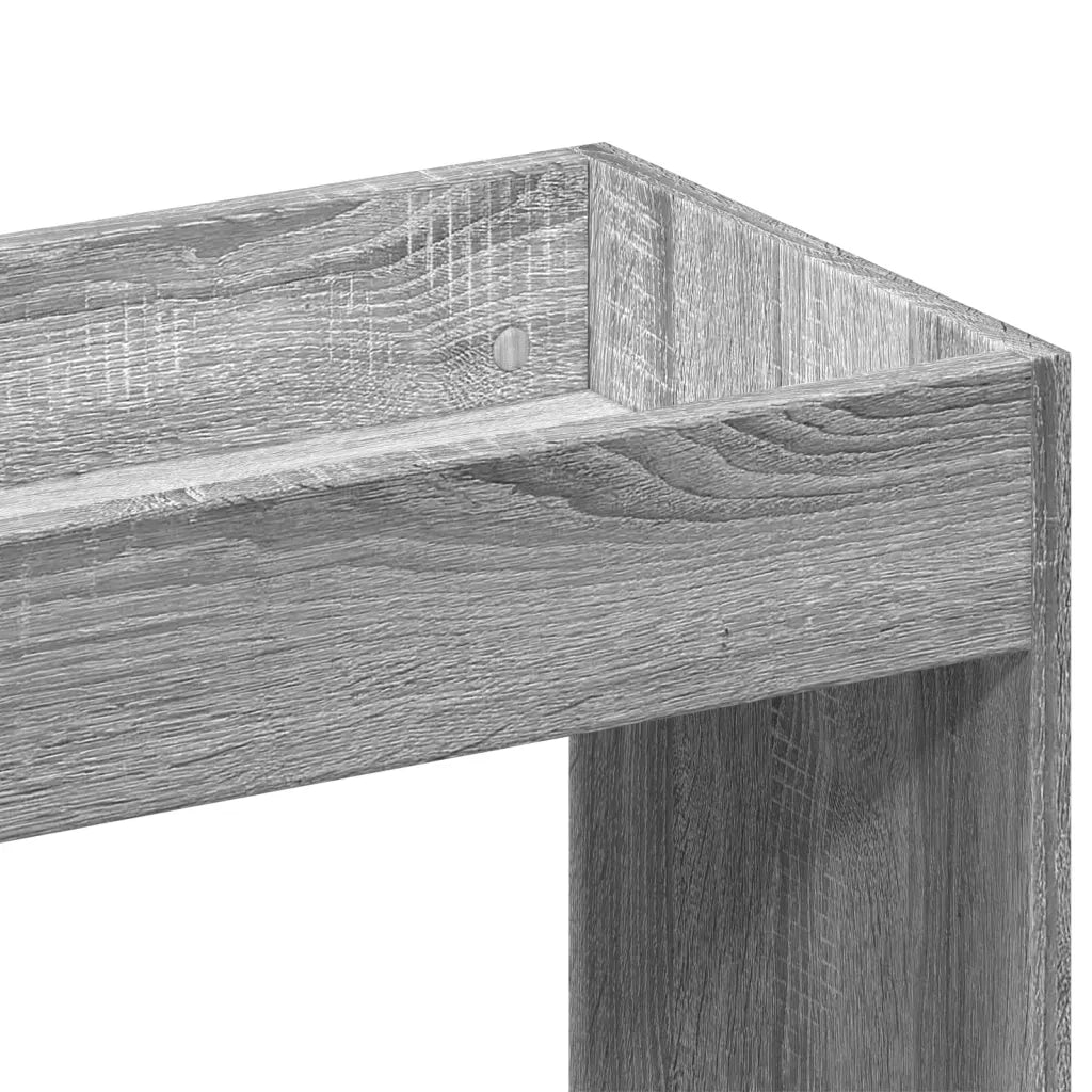 Credenza Grigio Sonoma 92x33x180 cm in Legno Multistrato 3309623