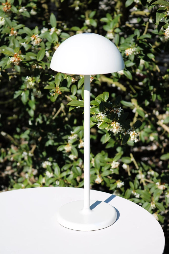 Lampada da tavolo esterna ricaricabile JOY Lucide LED 1,5W bianca