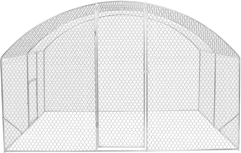 Recinto pollaio cupola 7,5 m² Parco a rete 3x2,5 m con porta laterale