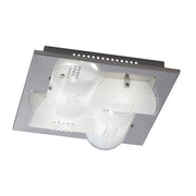Plafoniera Italux Daze quadrata 30cm cromata 4xG9 C29373F-1
