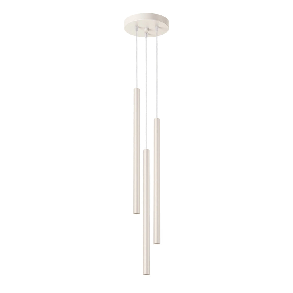 Lampada sospesa moderna beige Ø20cm 3xG9 Velino Pure Lume