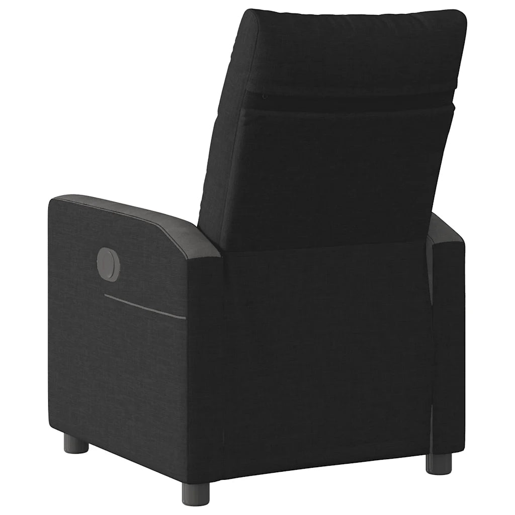 Divano Sedia-Poltrona Reclinabile in Tessuto Nero 600707