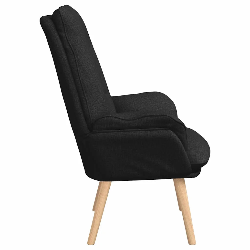 Divano Sedia-Poltrona-Poltroncina Nero 69 x 74 x 93 cm Tessuto e compensato 606145