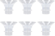 Kit di sostituzione per flange per l'allattamento - 6 pezzi - Materiale siliconico fluido - Portatile - Igiene - BPA libero - Sostituzione per flange per l'allattamento