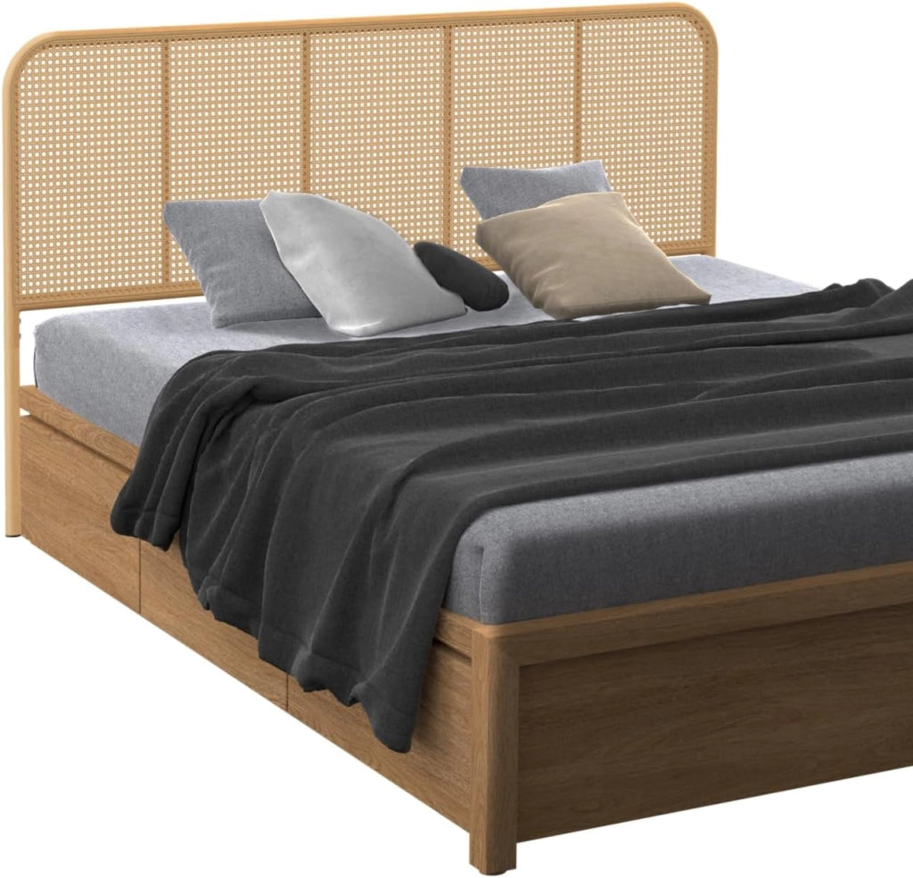 Cabecero de madera y caña FLORA 160 CM