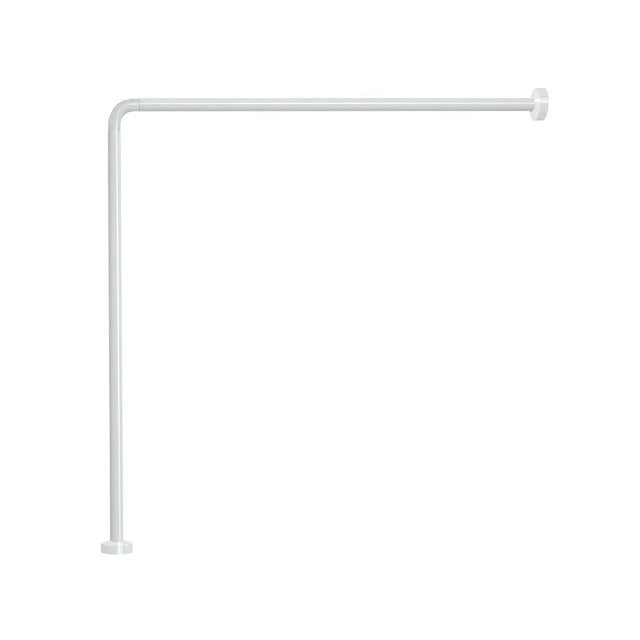 TELAIO ANGOLARE IN ALLUMINIO BIANCO 80X80