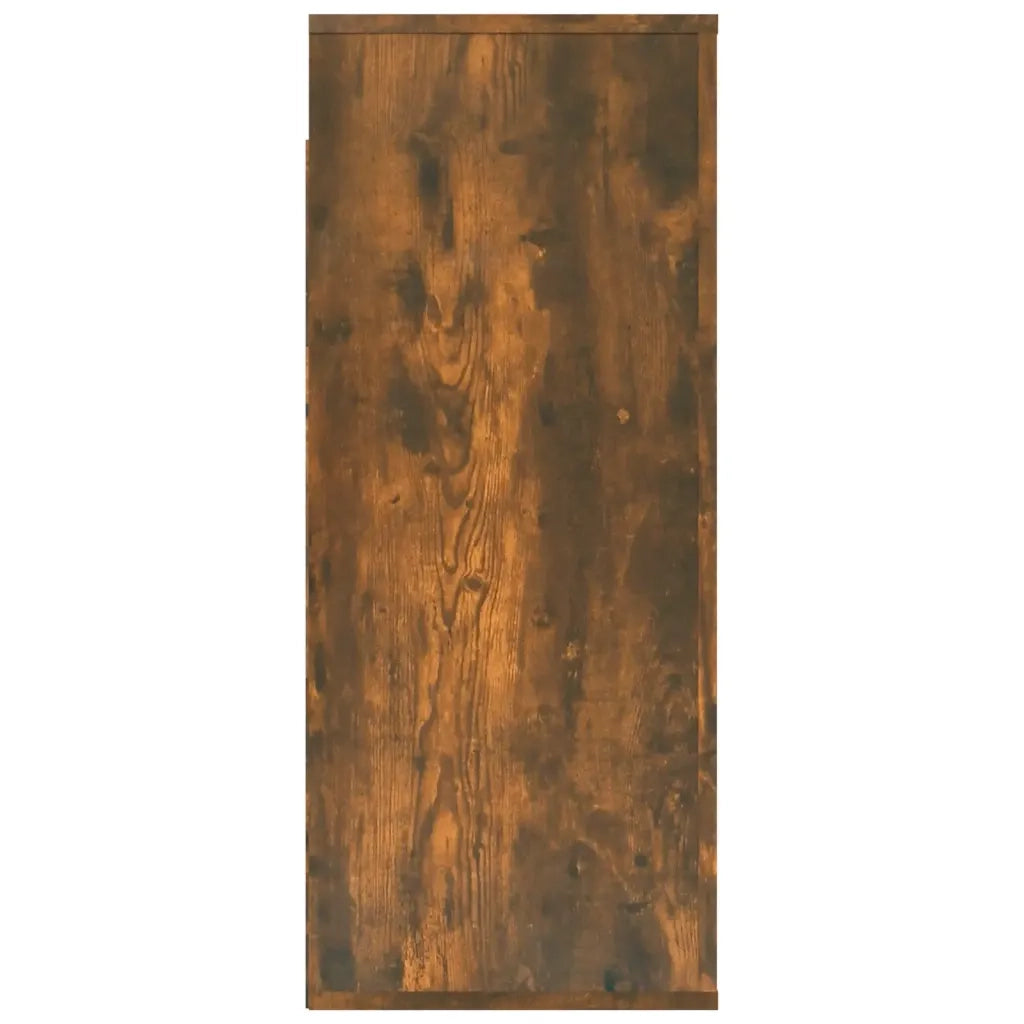 Armadietto a Muro Rovere Fumo 80x33x80 cm in Legno Multistrato 816597