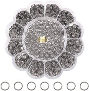 Anelli di Connettione in Acciaio Inossidabile - 1000 pezzi - 10 mm - Anelli di Connettione in Acciaio Inossidabile - Accessori per Oreficeria - Argento