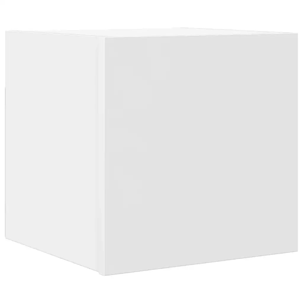 Mobile Porta TV a Parete-Mobile per TV-Credenza TV Bianco 30,5x30x30 cm