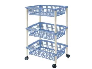 CARRELLO MITO 3 PIANI CON RUOTE  cm.40x29x62h.    TONTARELLI