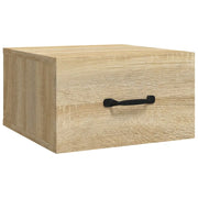 Comodino | Armadio da Notte | Mobiletto da notte a Muro Rovere Sonoma 35x35x20 cm