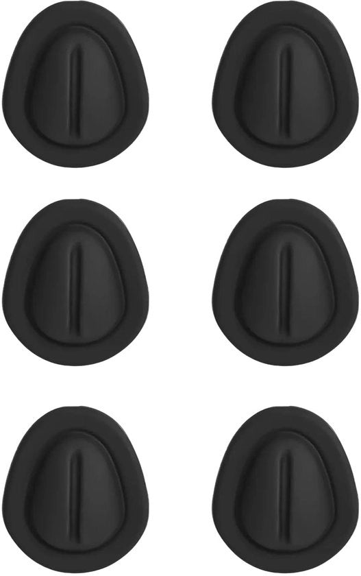 Set di 6 contenitori per bicchieri in silicone - Stabilizzatori per bicchieri - Limitatori di vibrazioni - Flessibili - Materiale duraturo