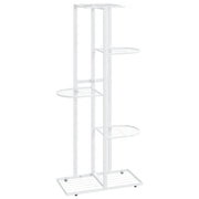 Portavasi/fioriera a 5 ripiani 43 x 22 x 98 cm metallo bianco 02_0045161