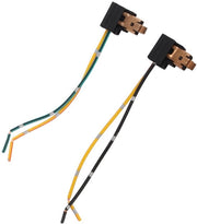 Connettore H1 2 pezzi ABS plastica + Etalogen lampo connettore, cablaggio lampo attacco per lampada H1, adattatore di connessione per cablaggio lampo universale e adattatore lampo affidabile migliorato