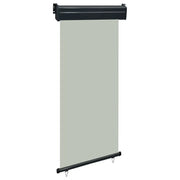 Tenda Laterale per Terrazzo 100x250 cm Grigia